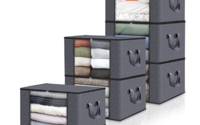 6 Pack Foldable Clothes Storage Containers – $10.82 (Reg. $42)